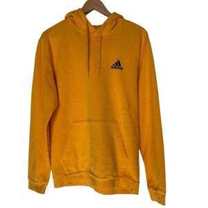 Adidas Men's Yellow Feel‎ Cozy Pullover Fleece Hoodie H12213 Medium